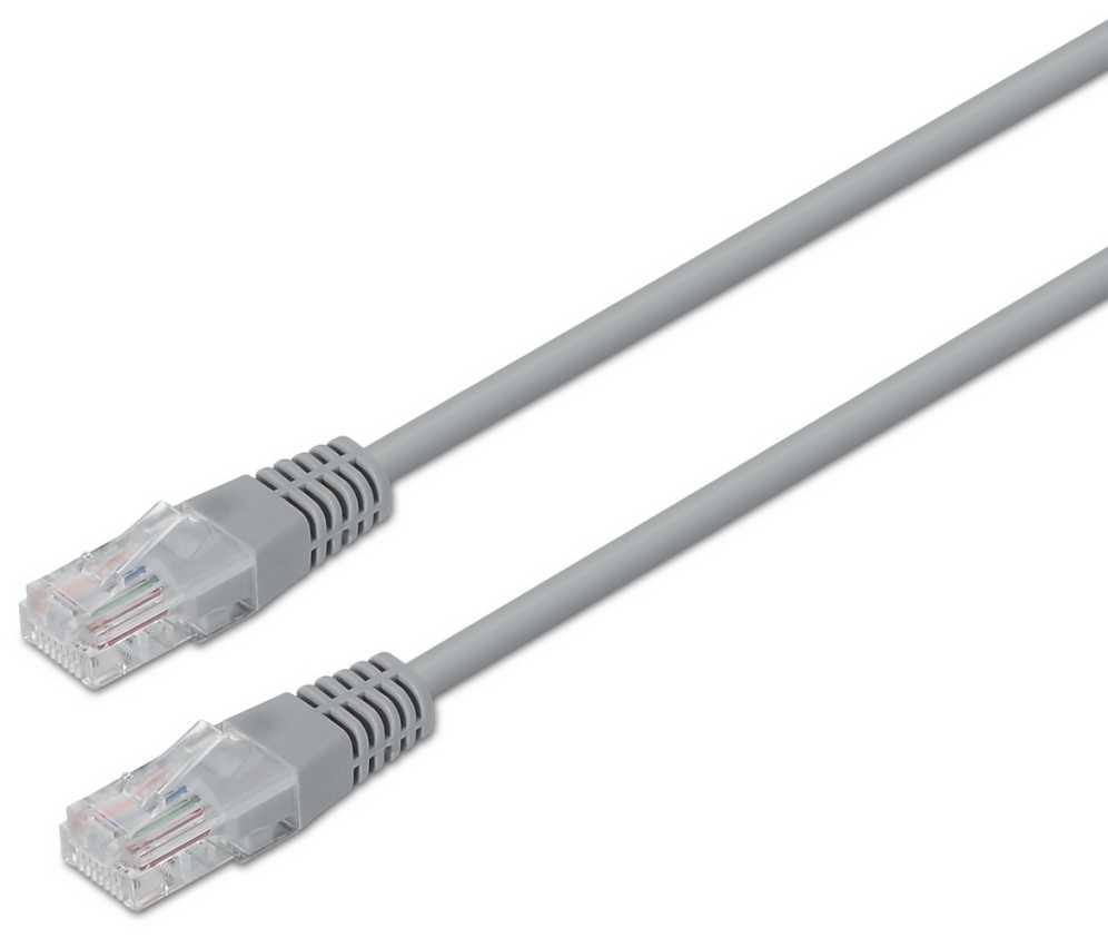 CABLE RED AISENS LATIGUILLO RJ45 CAT.5E UTP AWG24 GRIS 10M