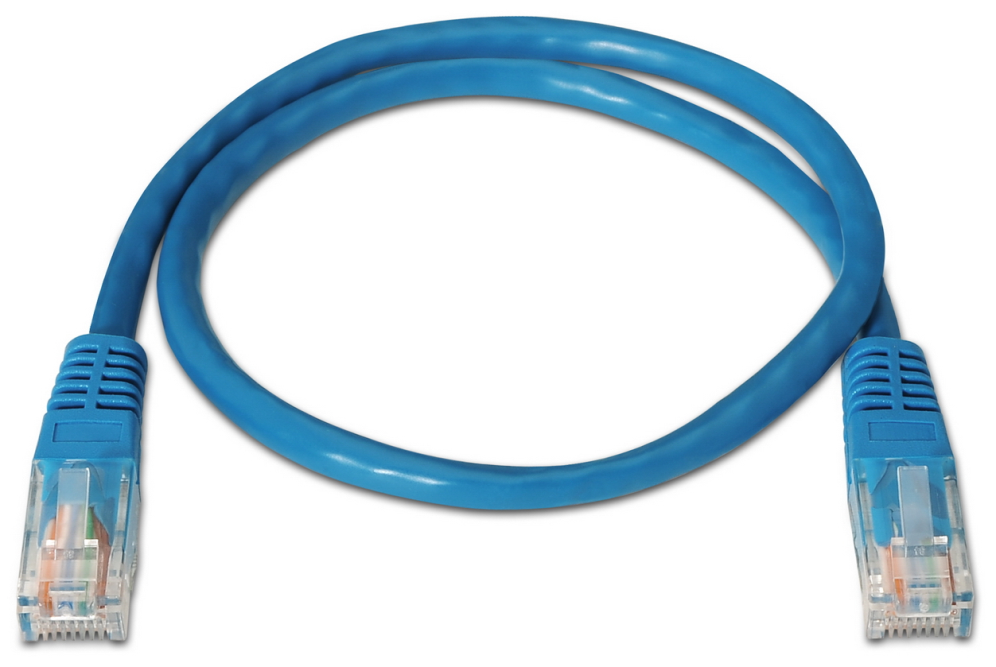 CABLE RED AISENS LATIGUILLO RJ45 CAT.6 UTP AWG24 AZUL 0.5M - detalle