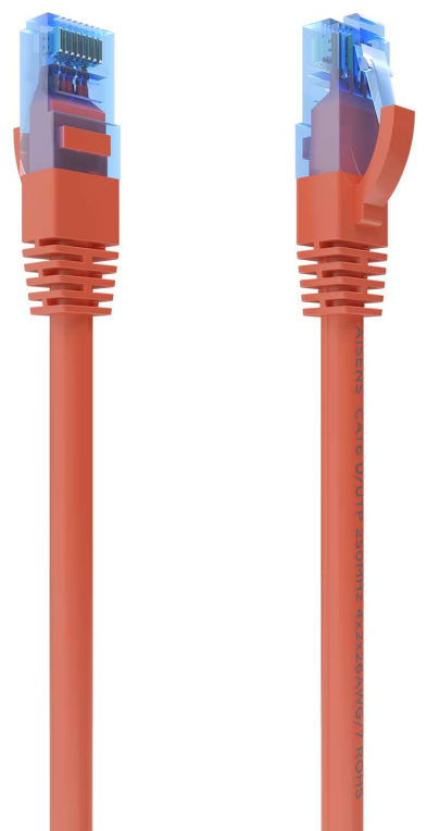 CABLE RED AISENS LATIGUILLO RJ45 CAT.6 UTP AWG26 CCA ROJO 0.5M