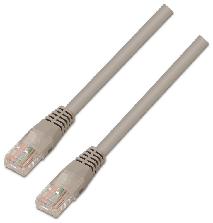 CABLE RED AISENS LATIGUILLO RJ45 LSZH CAT.6 UTP AWG24 GRIS 2.0M