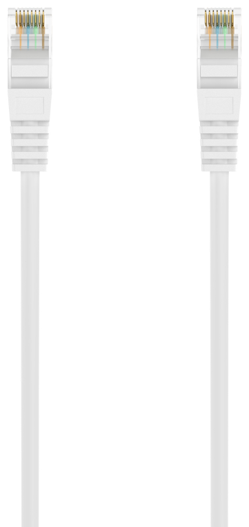 CABLE RED AISENS LATIGUILLO RJ45 LSZH CAT.6A UTP AWG24 0.5M BLANCO - detalle