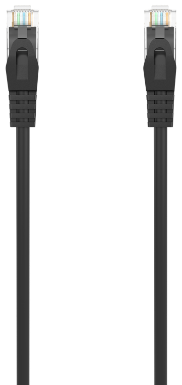 CABLE RED AISENS LATIGUILLO RJ45 LSZH CAT.6A UTP AWG24 1.0M NEGRO