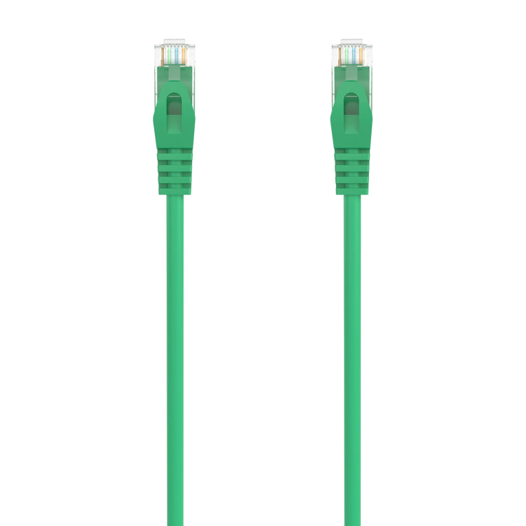 AISENS Cable de Red Latiguillo RJ45 LSZH Cat.6A 500 Mhz UTP AWG24. Verde. 1.0M