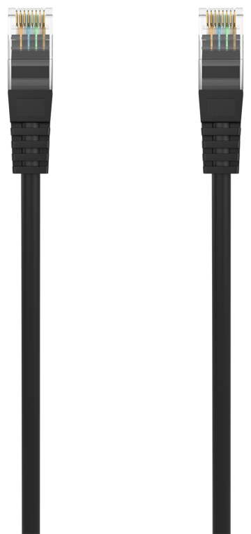 CABLE RED AISENS LATIGUILLO RJ45 LSZH CAT.6A UTP AWG24 30CM NEGRO - detalle