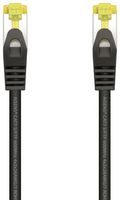 CABLE RED AISENS LATIGUILLO RJ45 LSZH CAT.7 SFTP PIMF 0.5M NEGRO