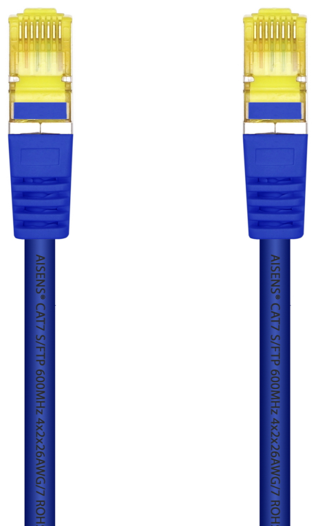 CABLE RED AISENS LATIGUILLO RJ45 LSZH CAT.7 SFTP PIMF 1.0M AZUL - detalle