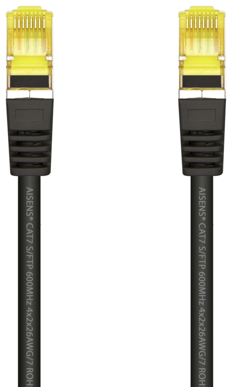 CABLE RED AISENS LATIGUILLO RJ45 LSZH CAT.7 SFTP PIMF 2.0M NEGRO - detalle