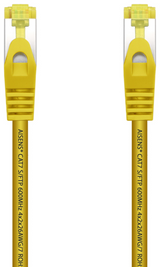 CABLE RED AISENS LATIGUILLO RJ45 LSZH CAT.7 SFTP PIMF 25CM AMARILLO