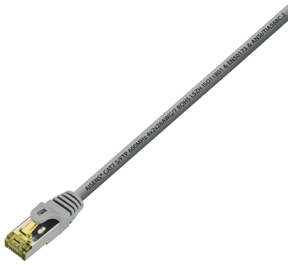 CABLE RED AISENS LATIGUILLO RJ45 LSZH CAT.7 SFTP PIMF 3.0M GRIS - detalle