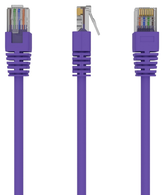 CABLE RED CAT5E GEMBIRD UTP VIOLETA 0,25 M