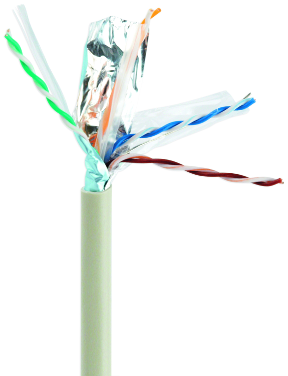 CABLE RED CAT6 FTP GEMBIRD PREMIUM CCA SOLIDO ECA 100 M