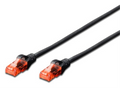 CABLE RED EWENT CAT 6 U/UTP 2M NEGRO