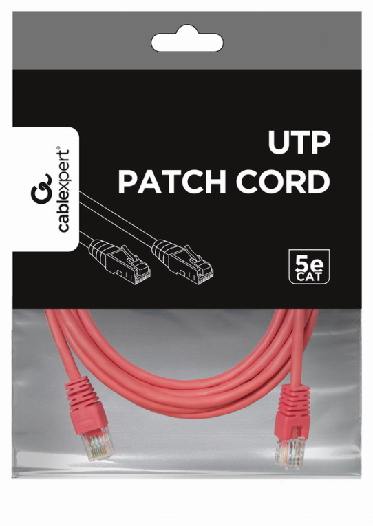CABLE RED GEMBIRD CAT5E UTP ROSA 3M - detalle