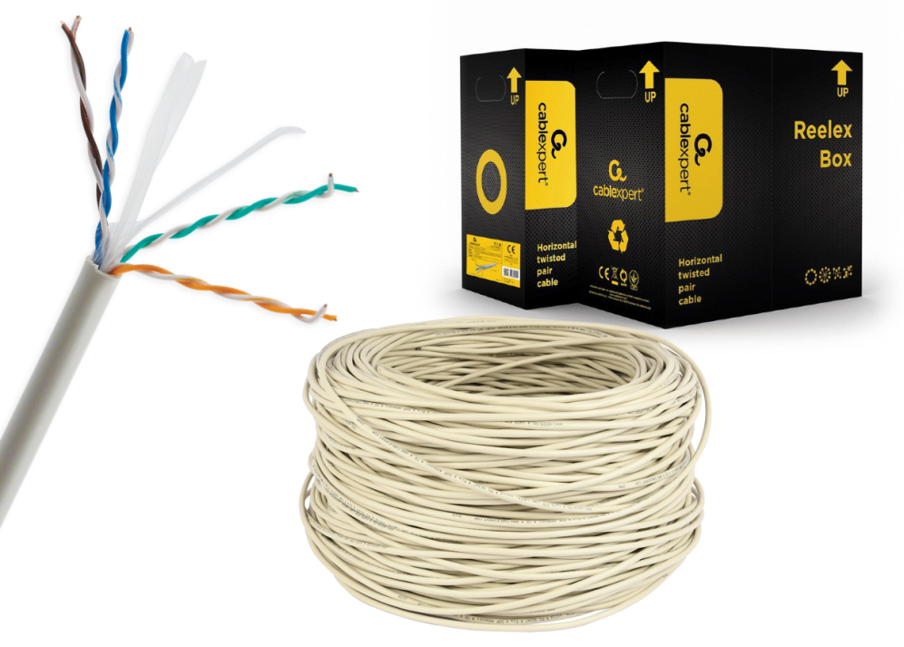 CABLE RED GEMBIRD CAT6 UTP LAN PREMIUM CCA SOLID ECA 305M - detalle