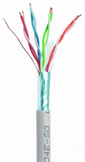 CABLE RED GEMBIRD FTP CAT5E SOLIDOCCA AWG24 BOBINA 305M GRIS