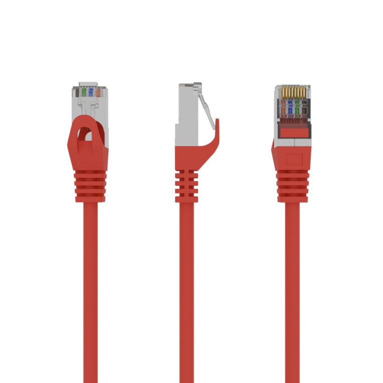 Gembird PP6-0.5M/R cable de red Rojo 0.5 m Cat6 F/UTP (FTP)