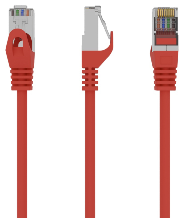 CABLE RED GEMBIRD FTP CAT6 0,5M ROJO