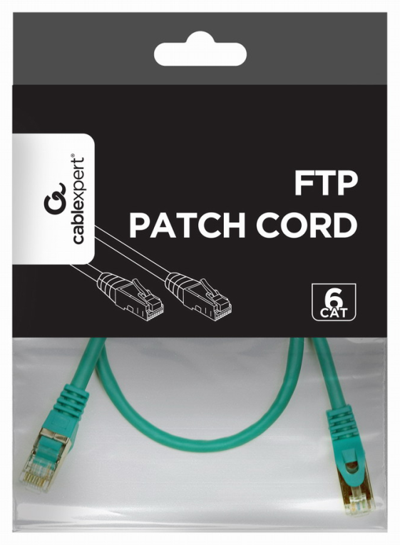 CABLE RED GEMBIRD FTP CAT6 0,5M VERDE - detalle