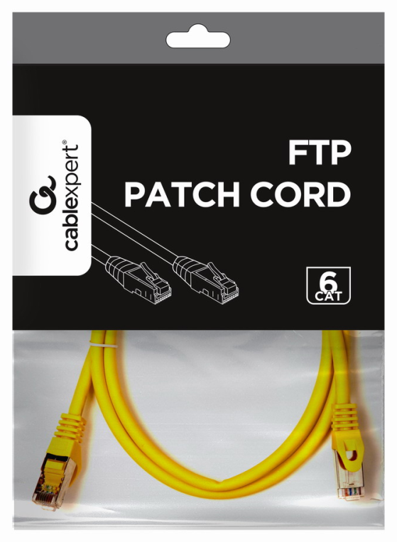 CABLE RED GEMBIRD FTP CAT6 1M AMARILLO - detalle