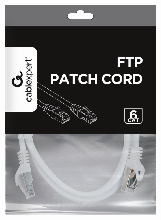 CABLE RED GEMBIRD FTP CAT6 1M BLANCO - detalle