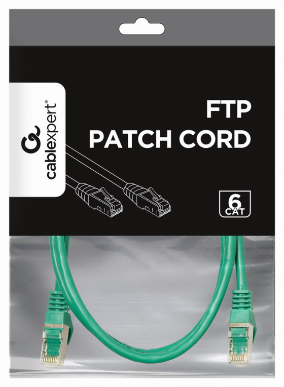 CABLE RED GEMBIRD FTP CAT6 1M VERDE - detalle