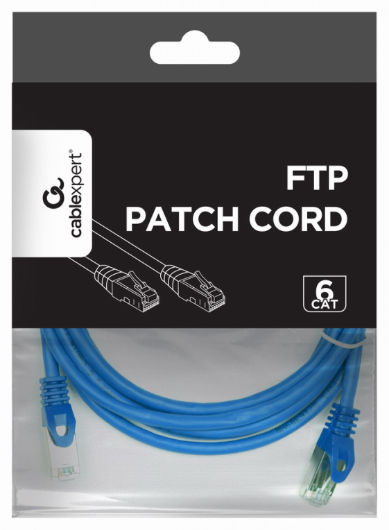 CABLE RED GEMBIRD FTP CAT6 3M AZUL - detalle