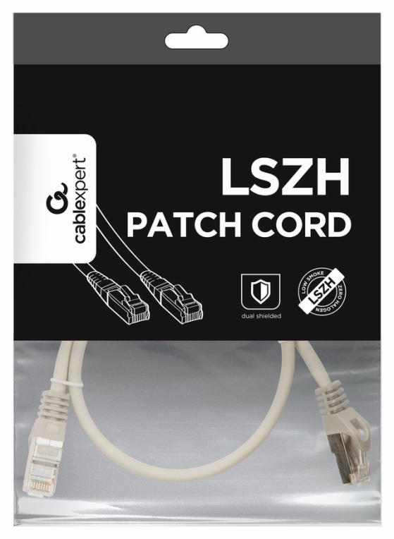 CABLE RED GEMBIRD FTP CAT6A LSZH 0,5M GRIS - detalle
