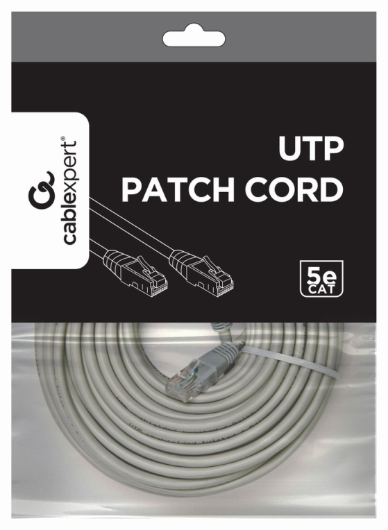 CABLE RED GEMBIRD UTP CAT5E 15M GRIS - detalle