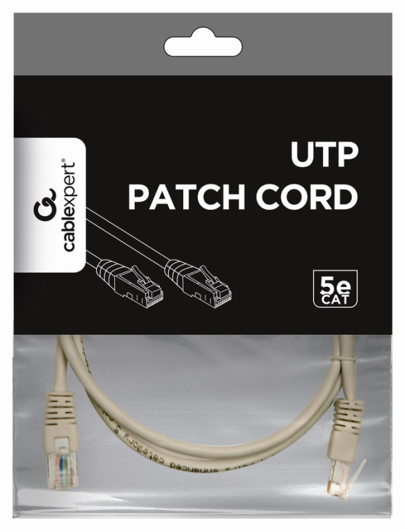 CABLE RED GEMBIRD UTP CAT5E 1M GRIS - detalle