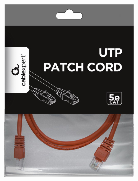 CABLE RED GEMBIRD UTP CAT5E 1M ROJO - detalle