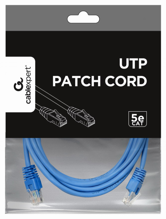 CABLE RED GEMBIRD UTP CAT5E 3M AZUL - detalle
