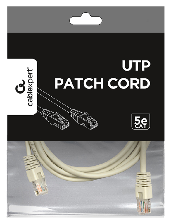 CABLE RED GEMBIRD UTP CAT5E 3M GRIS - detalle
