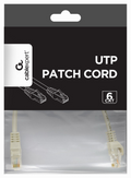 CABLE RED GEMBIRD UTP CAT6 0,25M COBRE GRIS