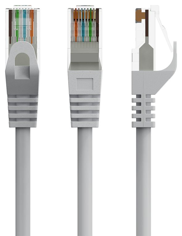 CABLE RED GEMBIRD UTP CAT6 0,25M GRIS