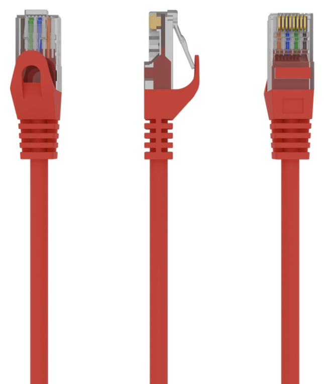 CABLE RED GEMBIRD UTP CAT6 0,25M ROJO