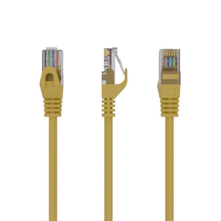 Gembird PP6U-1M cable de red Amarillo Cat6 U/UTP (UTP)