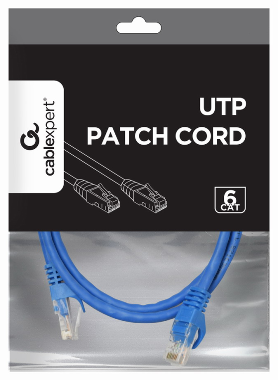 CABLE RED GEMBIRD UTP CAT6 1M AZUL - detalle