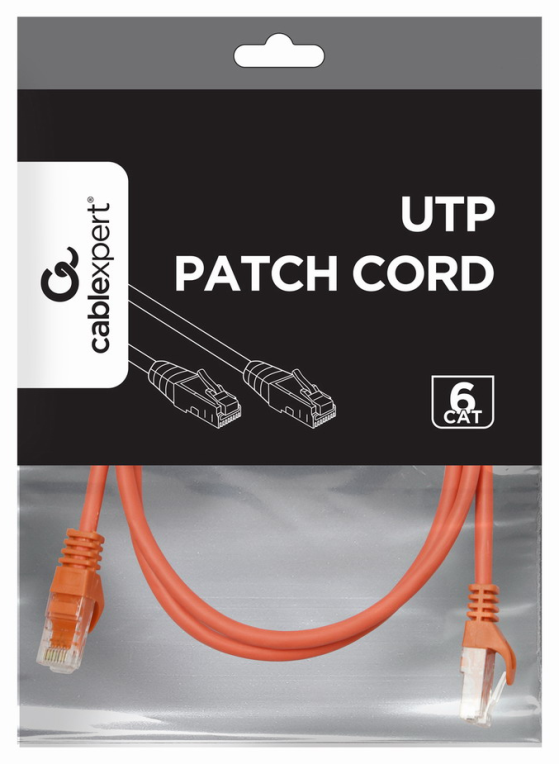CABLE RED GEMBIRD UTP CAT6 1M ROJO - detalle