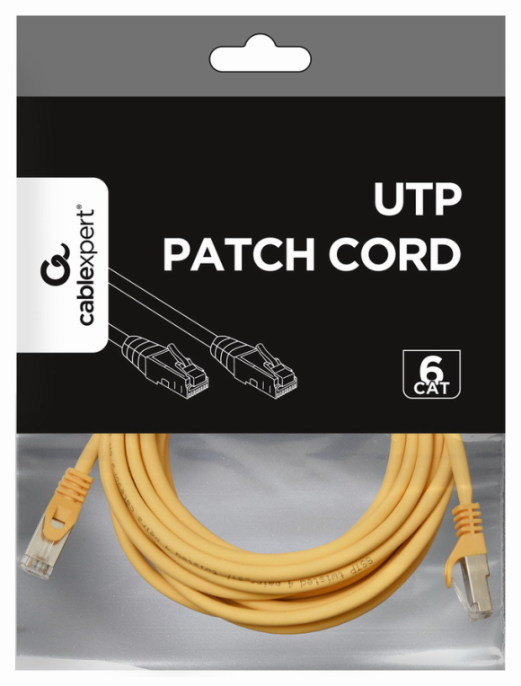 CABLE RED GEMBIRD UTP CAT6 3M AMARILLO - detalle