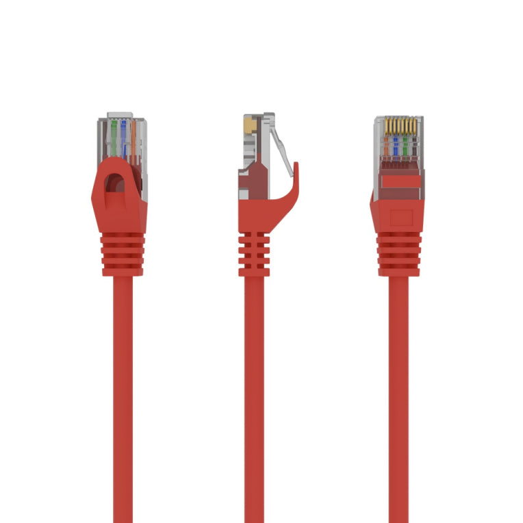 Gembird PP6U-3M/R cable de red Rojo Cat6 U/UTP (UTP)