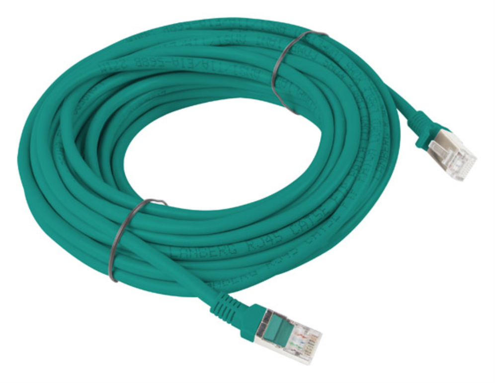 CABLE RED LANBERG CAT.6 UTP 10M VERDE FLUKE PASSED - detalle
