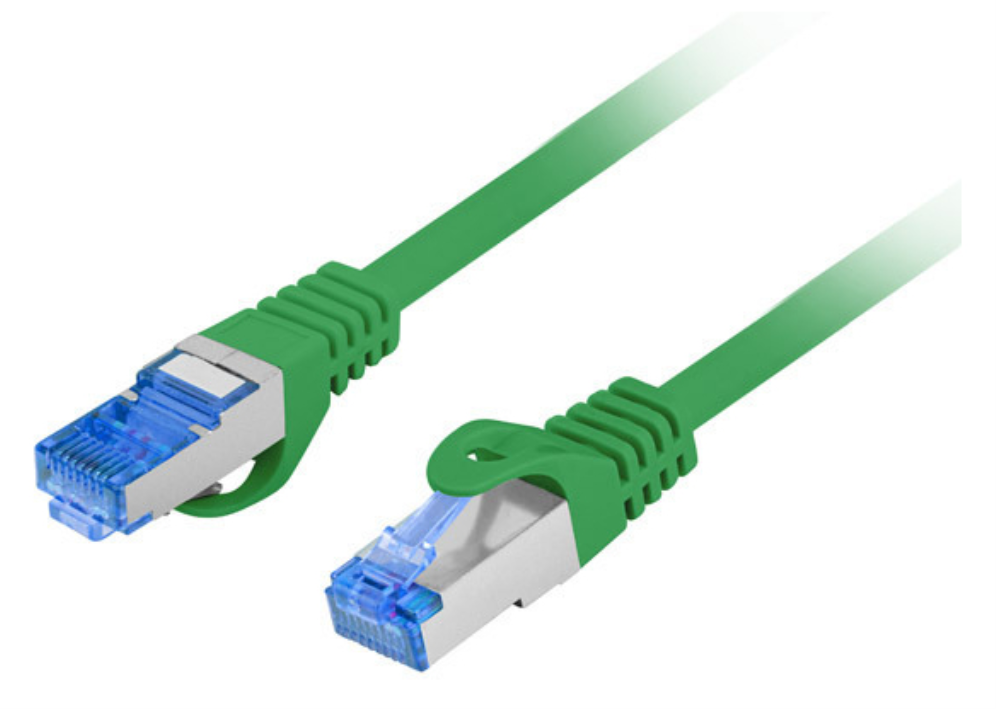 CABLE RED LANBERG CAT.6A S/FTP LSZH CCA 10M VERDE FLUKE PASSED