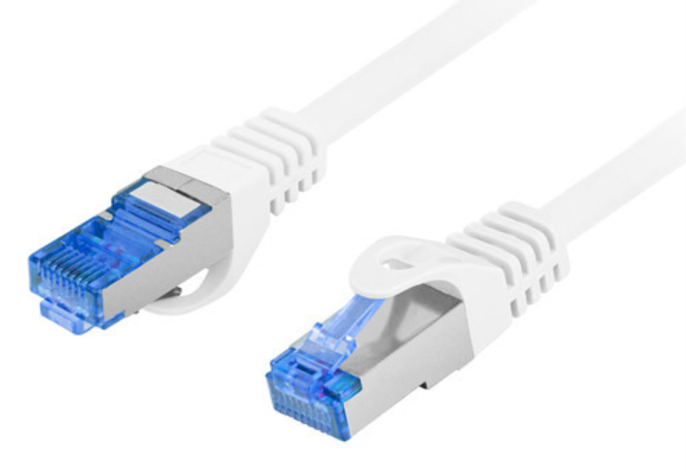 CABLE RED LANBERG CAT.6A S/FTP LSZH CCA 5M BLANCO FLUKE PASSED
