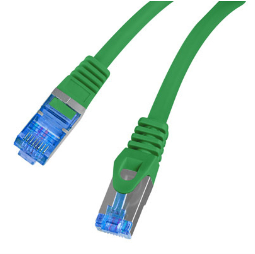 CABLE RED LANBERG CAT.6A S/FTP LSZH CCA 5M VERDE FLUKE PASSED - detalle