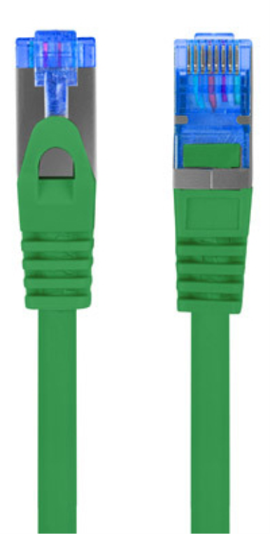 CABLE RED LANBERG CAT.6A S/FTP LSZH CCA 5M VERDE FLUKE PASSED - detalle