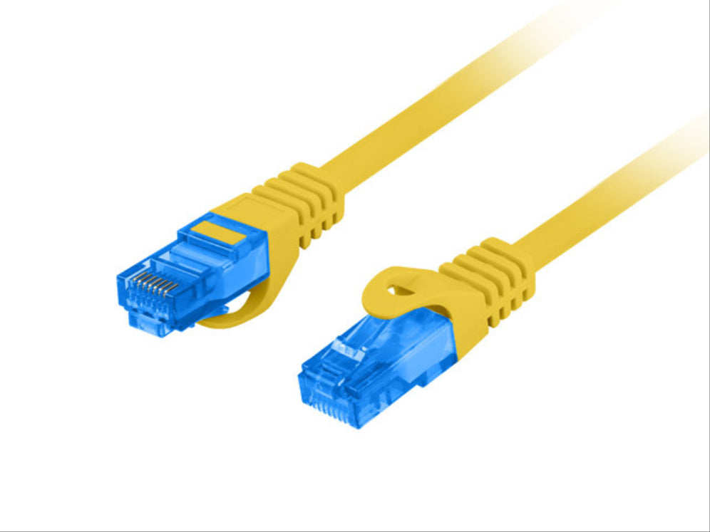 Lanberg PCF6A-10CC-0100-Y cable de red Amarillo 1 m Cat6a S/FTP (S-STP)