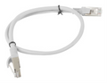 CABLE RED LANBERG LATIGUILLO CAT.5E UTP 0.5M GRIS FLUKE PASSED