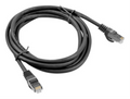 CABLE RED LANBERG LATIGUILLO CAT.6 FTP 0.5M NEGRO FLUKE PASSED