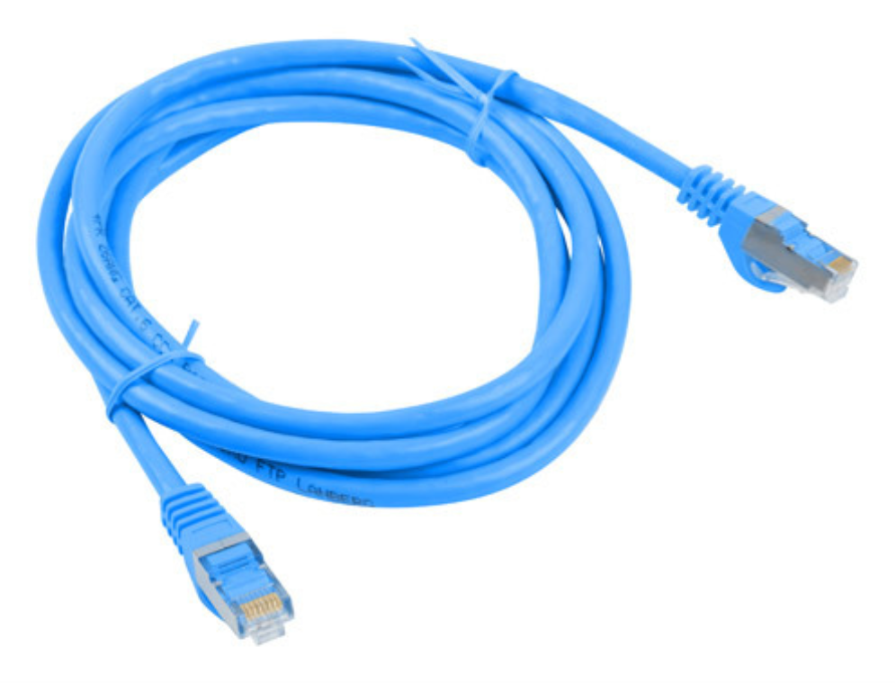CABLE RED LANBERG LATIGUILLO CAT.6 FTP 1M AZUL FLUKE PASSED - detalle