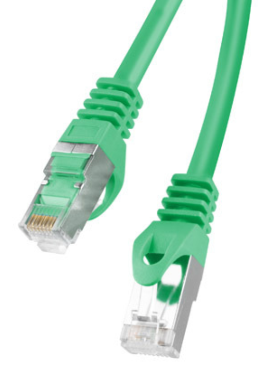CABLE RED LANBERG LATIGUILLO CAT.6 FTP 20M VERDE FLUKE PASSED